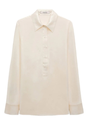 Dorothee Schumacher Sense of Shine silk shirt - Neutrals