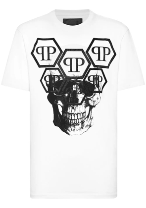 Philipp Plein SS Stones Skull t-shirt - White