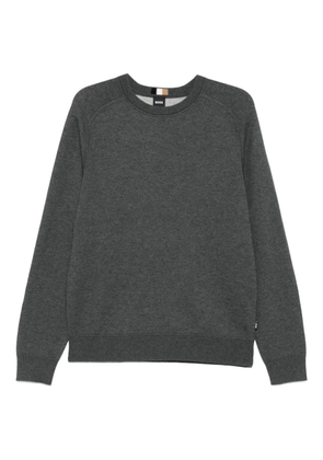 BOSS crew-neck sweatshirt - Grey