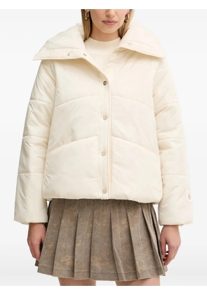 LIU JO quilted puffer jacket - Neutrals