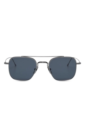 Thom Browne Eyewear pilot-frame titanium sunglasses - Grey