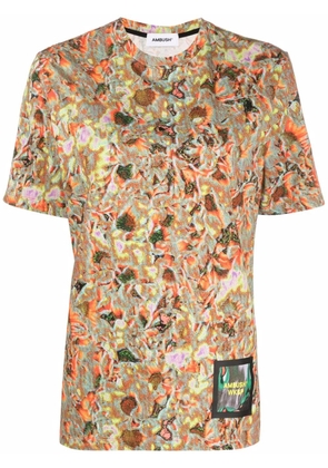 AMBUSH abstract-print T-shirt - Blue