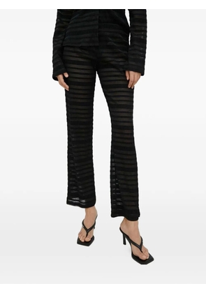 Résumé striped trousers - Black