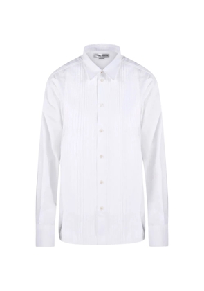 Victoria Beckham long-sleeve pleated shirt - White