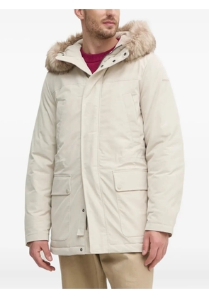 Geox faux-fur hooded jacket - White