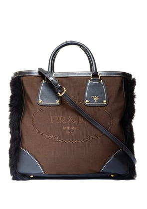 Prada Pre-Owned 2000-2020s logo 2way bag - Brown