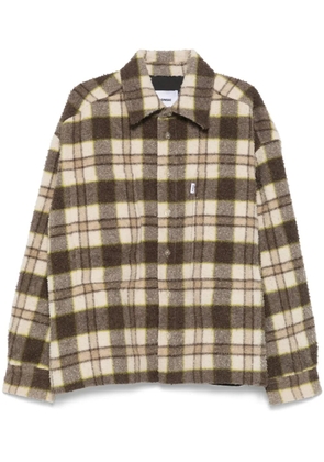 Bonsai checked jacket - Brown