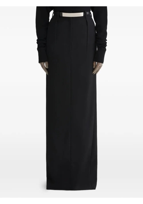 Mugler split skirt - Black