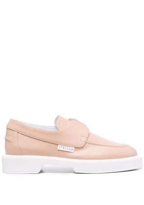 Le Silla two-tone leather loafers - Neutrals