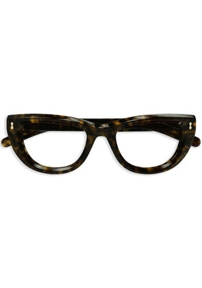 Gucci Eyewear round-frame glasses - Brown