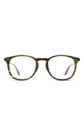 Garrett Leight Kinney round-frame glasses - Green