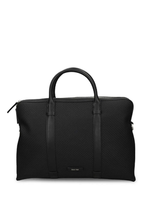 Calvin Klein woven zip messenger bag - Black