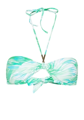 Melissa Odabash rainforest-printed bikini top - Green