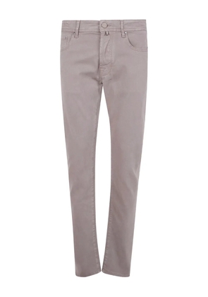 Jacob Cohën embroidered-pocket trousers - B75 ELEPHANT GREY