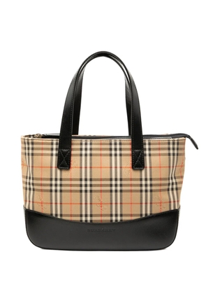 Burberry Pre-Owned 2000-2017 Haymarket Check Canvas handbag - Brown