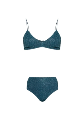 Oséree Oseree lurex finish beachwear - Blue