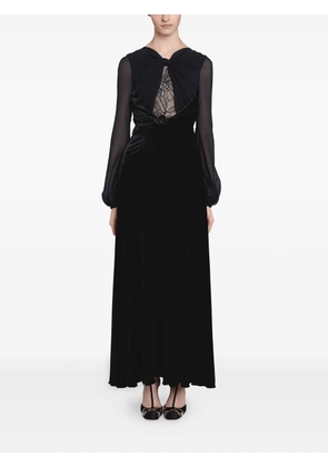 Giambattista Valli lace-insert dress - Black