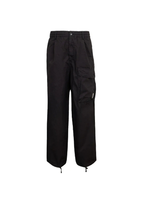 C.P. Company logo-detail cargo pants - Black