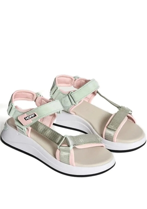 Hoff platform strap sandals - Green
