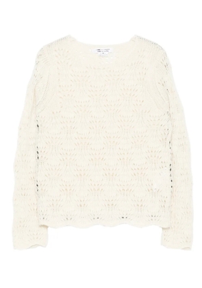 Comme Des Garçons Comme Des Garçons knitted top - Neutrals