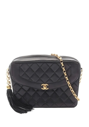 CHANEL Pre-Owned 1997-1999 Matelasse Diana chain-strap shoulder bag - Black
