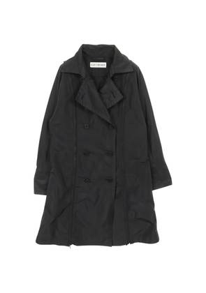 Issey Miyake Pre-Owned 2000s button trench coat - Black