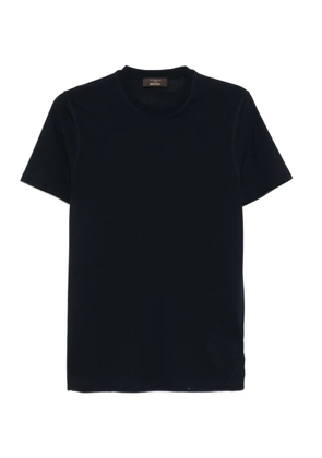 Zanone round-neck cotton T-shirt - Blue