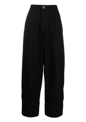 Charles Jeffrey Loverboy embellished wide-leg jeans - Black