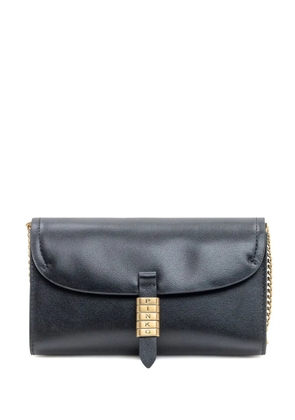 PINKO leather chain-strap shoulder bag - Black