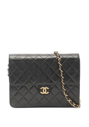 CHANEL Pre-Owned 1997-1999 diamond-quilting chain shoulder bag - Black