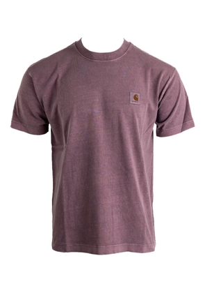 Carhartt WIP S/S Vista logo-patch T-shirt - Purple