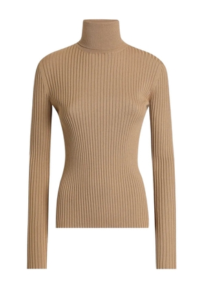 Dolce & Gabbana ribbed turtleneck sweater - Neutrals