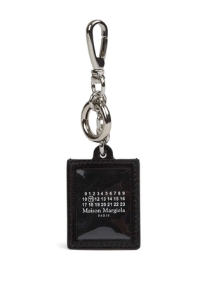 Maison Margiela logo-detail keyring - Black