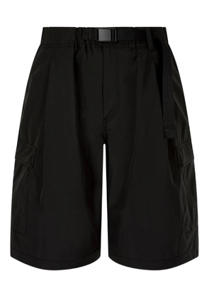 TOMBOY belted cargo shorts - Black