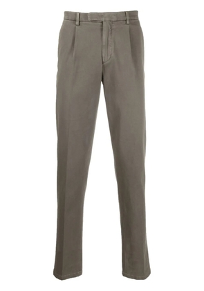 Boglioli mid-rise straight leg trousers - Green