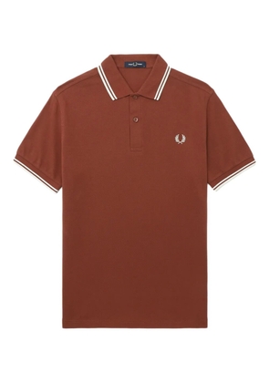 Fred Perry tipped-collar polo shirt - Brown