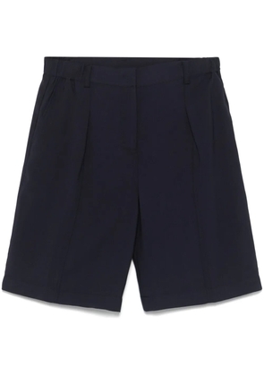 Patrizia Pepe pleat-detail shorts - Blue