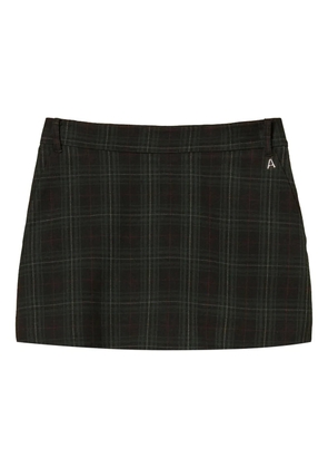 TWINSET plaid-print panelled skirt - 12451 DAIL