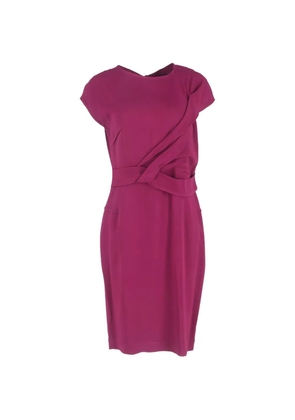 Roland Mouret draped midi dress - Purple