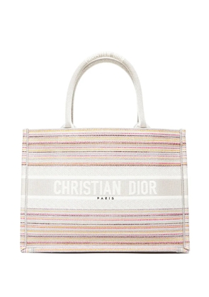 Christian Dior Pre-Owned 2020 Book striped tote bag - Neutrals