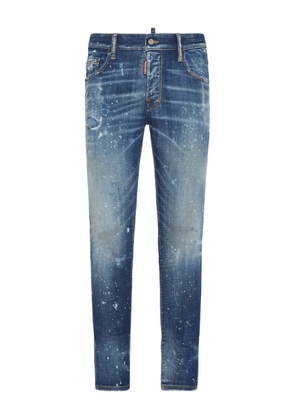 DSQUARED2 distressed slim-fit jeans - Blue