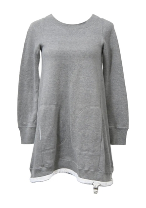 sacai 780 pocket sweater dress - Grey