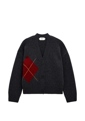 Pringle of Scotland argyle cashmere cardigan - Grey