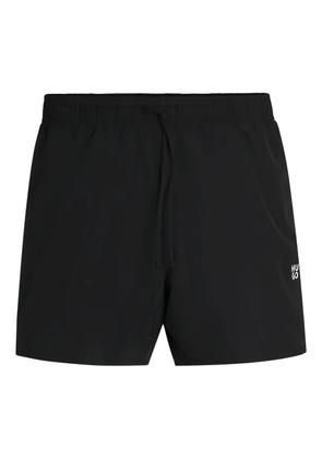 HUGO drawstring swim shorts - Black