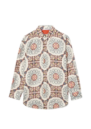 La DoubleJ patterned shirt - Neutrals