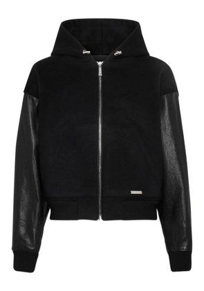DSQUARED2 hooded zip-up jacket - Black