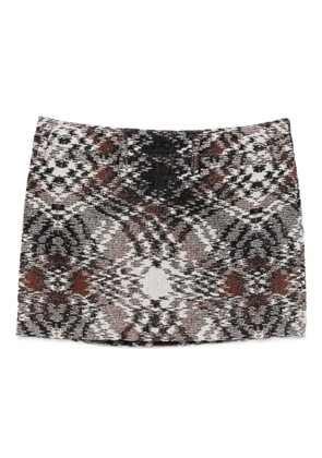 Missoni jacquard mini skirt - Brown