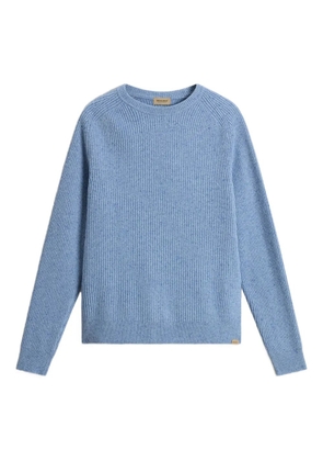Woolrich rib-knit crew-neck sweater - Blue