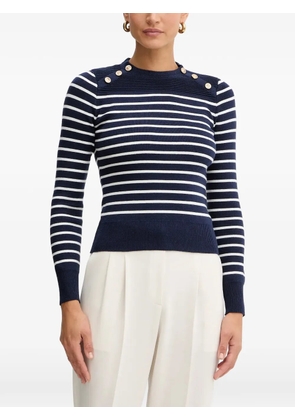 GUESS USA striped-pattern sweater - Blue