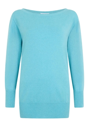 Malo boat-neck sweater - Blue